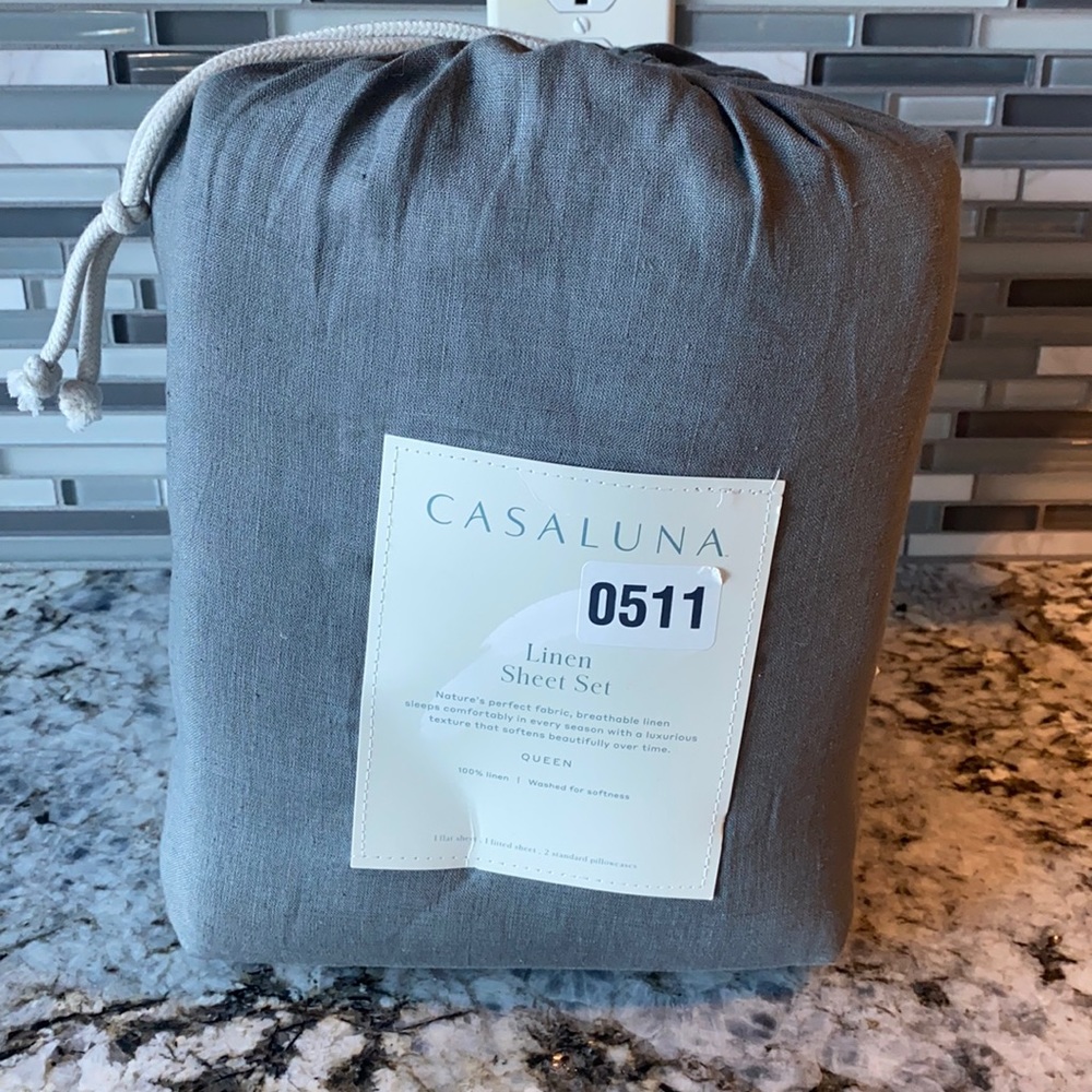 Casaluna linen sheet set